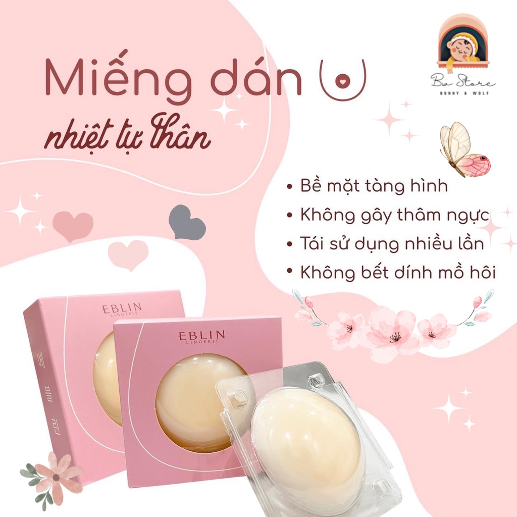 Miếng Dán Sinh Nhiệt Tự Thân Silicone Cao Cấp EBLIN Hàn Quốc