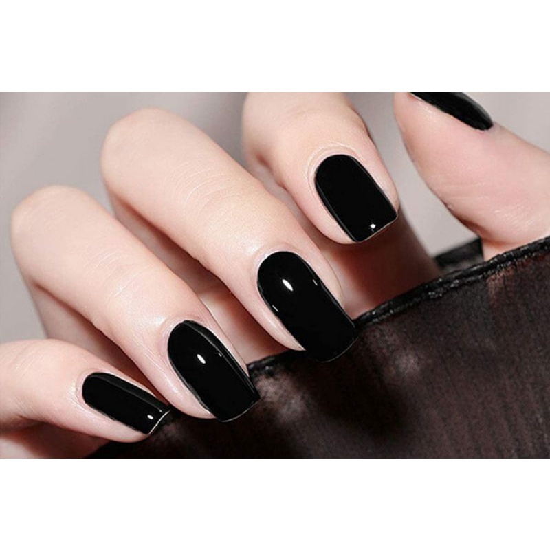 Móng giả_nail box móng thiết kế sơn trơn đơn giản