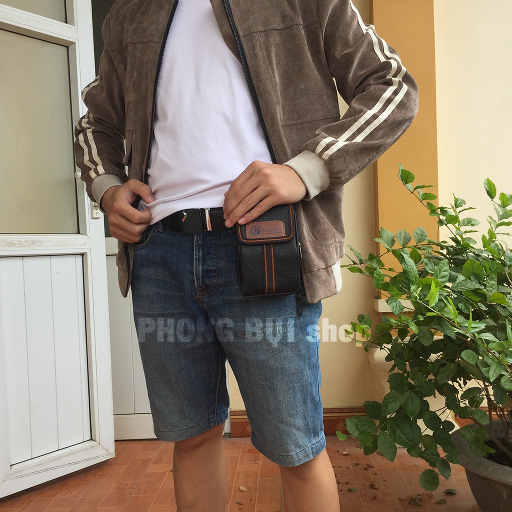 Túi Điện Thoại Đeo Hông Da Đẹp Đi Phượt Đi Du Lịch Thuận Lợi Cho Shiper | BigBuy360 - bigbuy360.vn