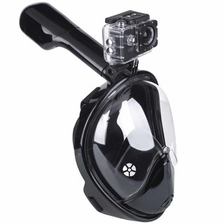 Bộ mặt nạ bơi lặn kèm ống thở có van 1 chiều- gắn đc camera để quay dưới nước