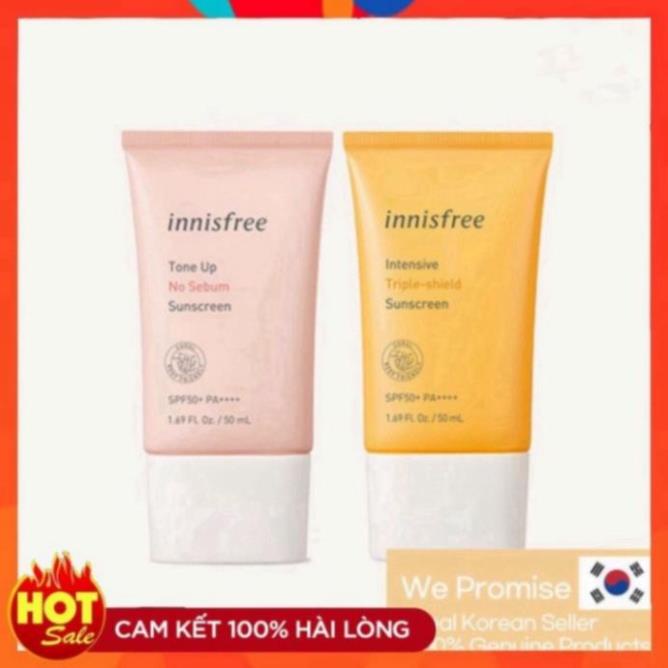 Kem chống nắng lâu trôi làm sáng da innisfree Intensive Triple Care Sunscreen SPF50+ -TST