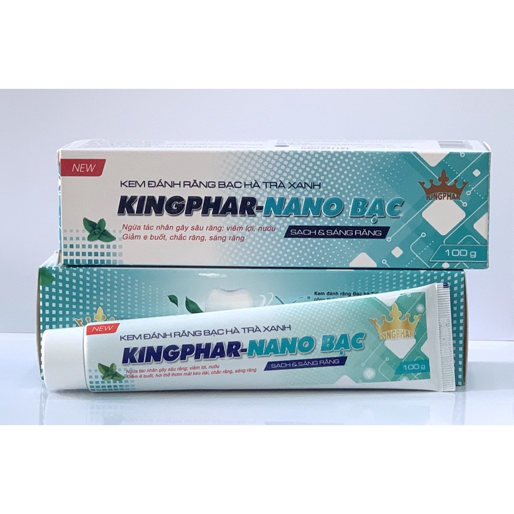 Kem đánh răng Nano bạc Kingphar- tube 100 gam