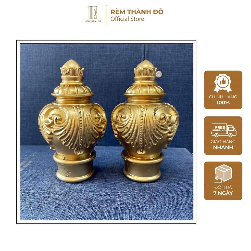Đầu trụ rèm / đầu chụp cây rèm hàng loại 1