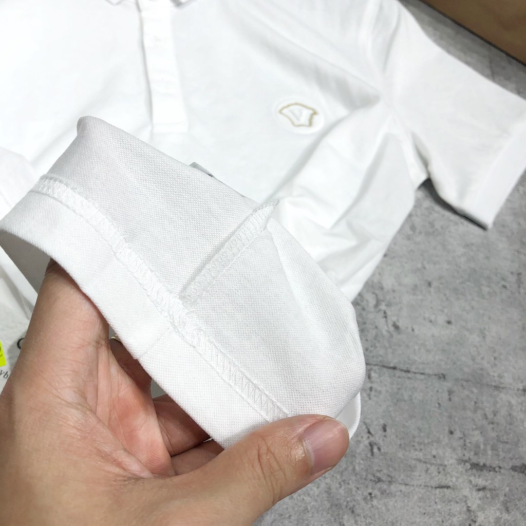 Áo phông cổ bẻ polo trắng nam áo thun thời trang cao cấp APQZB - 09 - 219