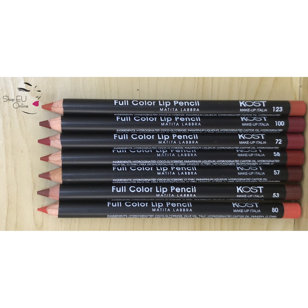 Chì kẻ môi Kost - Full Color Lip Pencil - KOST Make-up Italia