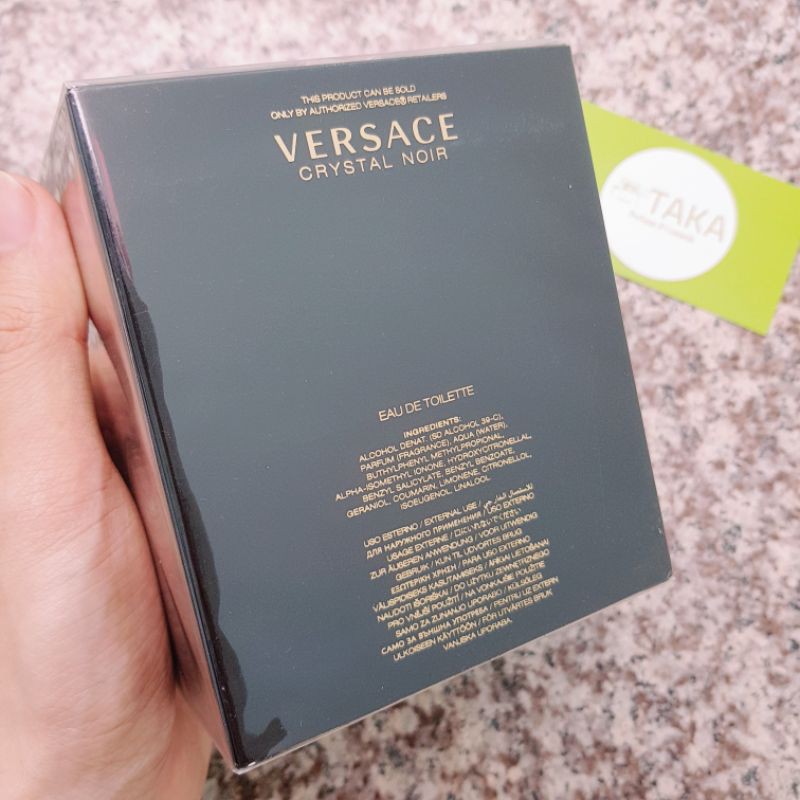 Nước hoa nữ VERSACE CRYSTAL NOIR 90ml Fullseal-Tester