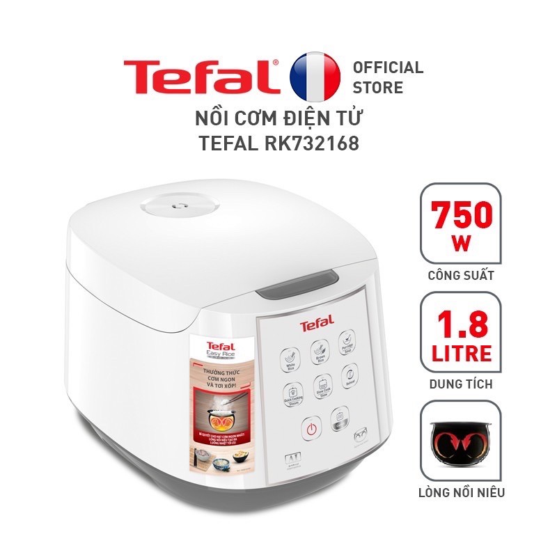 Nồi cơm điện tử Tefal RK732168 1.8L 750W