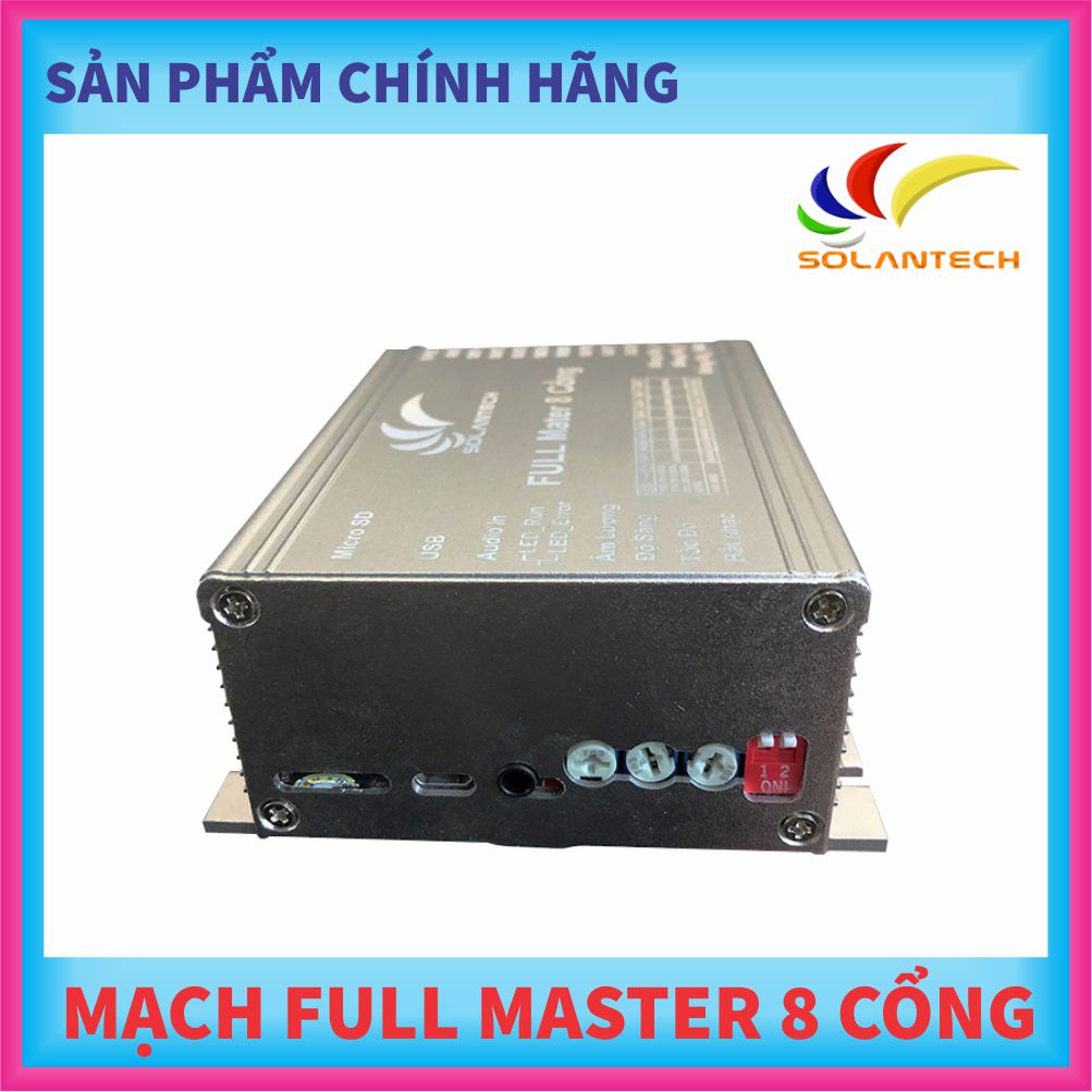 Mạch LED Full Nháy Theo Nhạc ST Master 8 Cổng