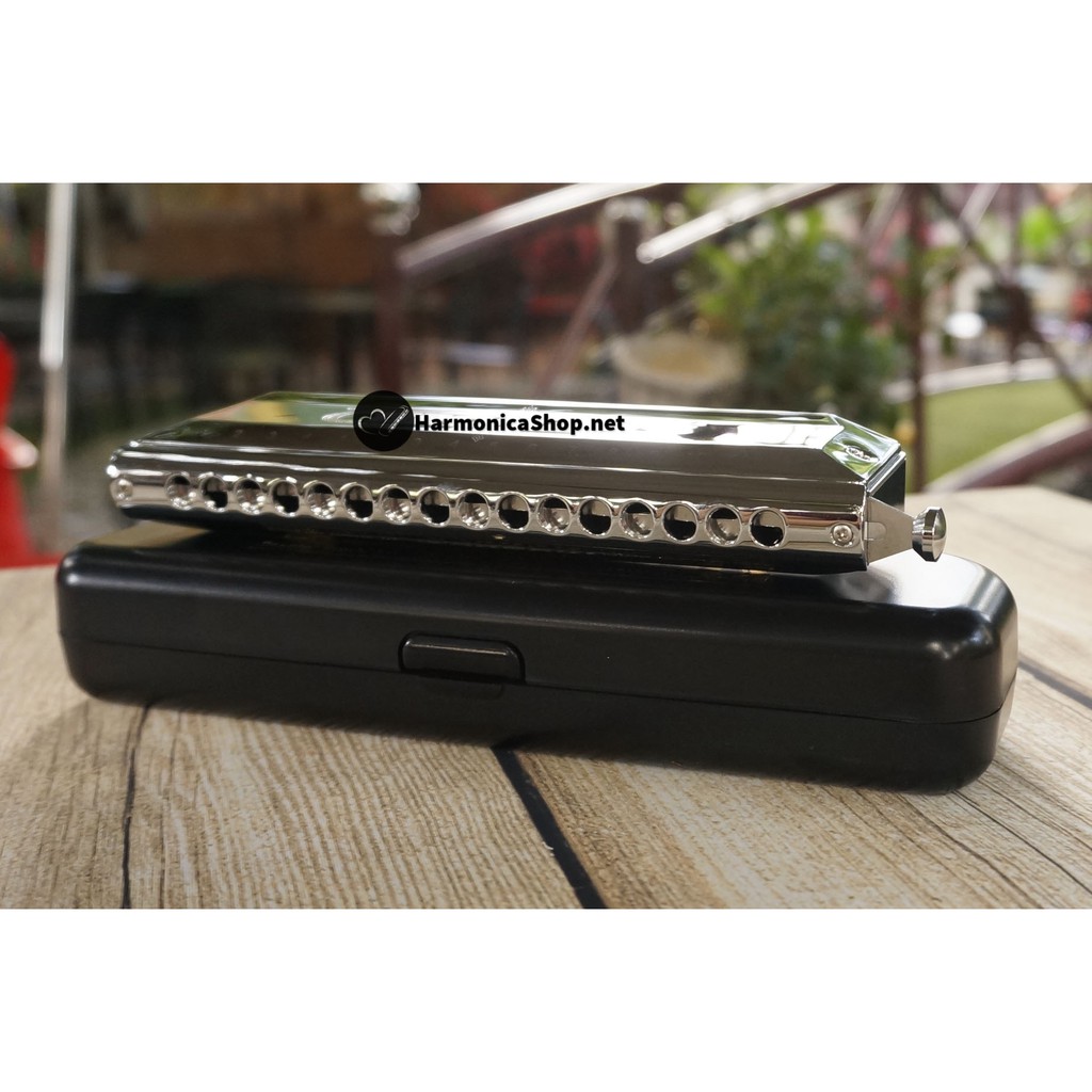 Kèn Harmonica SUZUKI CHROMATIX SCX-64 (16 LỖ) cao cấp