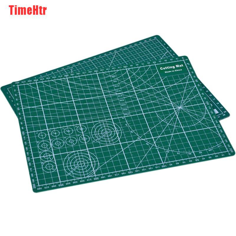 TimeHtr PVC Cutting Mat A4 Durable Self-Healing Cut Pad Patchwork Tools Handmade 30x20cm