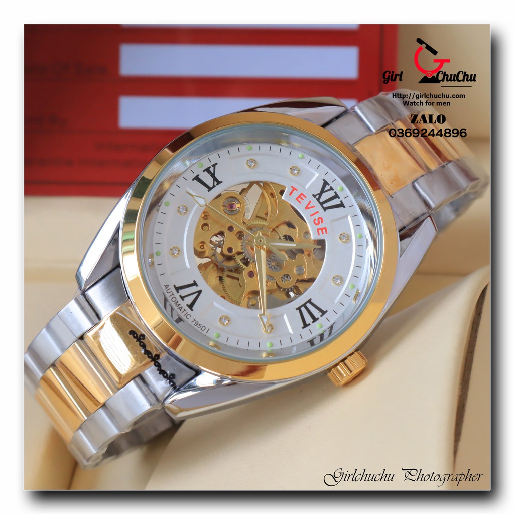 Đồng hồ cơ nam Tevise máy cơ lộ máy giá sinh viên với các chi tiết cực đẹp mắt [ Đồng Hồ Cơ ] | BigBuy360 - bigbuy360.vn