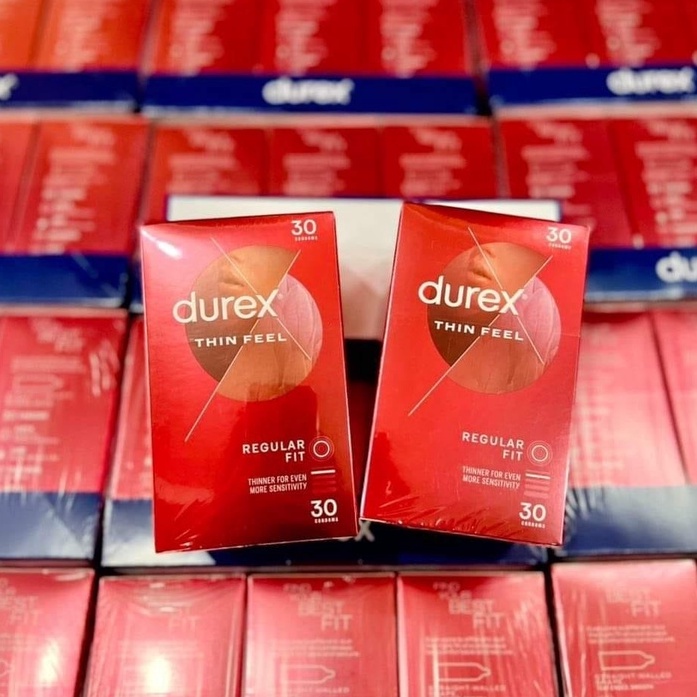 [Mẫu Mới] Bao cao su Durex nội địa Úc hộp 30 cái (có che tên)