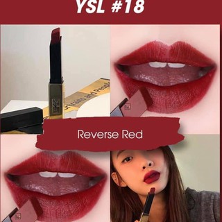 Son YSL The Slim 18 Reverse Red- đỏ rượu