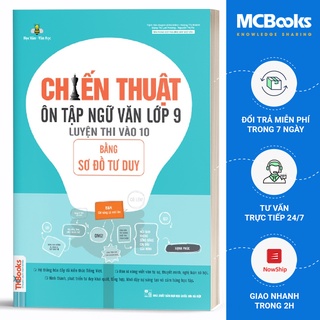 Sách - Chiến Thuật Ôn Tập Ngữ Văn Lớp 9 Luyện Thi Vào 10 Bằng Sơ Đồ Tư Duy