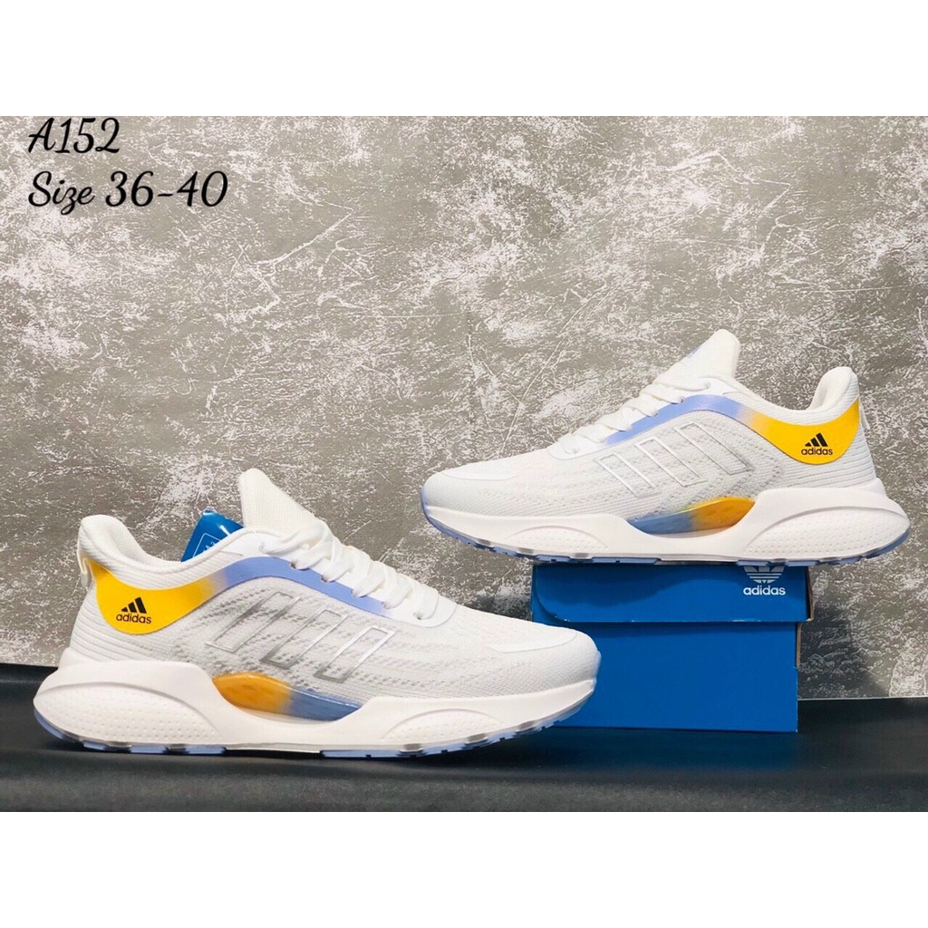 Giày thể thao sneaker chạy bộ 𝗔𝗗𝗜. 𝗗𝗔𝗦 PT199 Form SIÊU NHẸ đi ÊM CHÂN vải canvas Thoáng khí