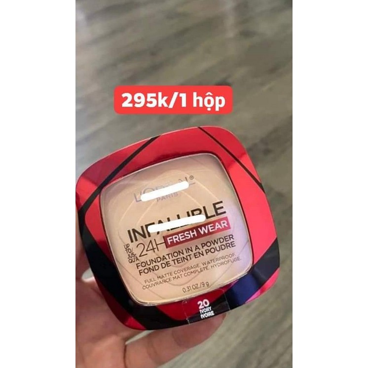 (KÈM BILL) Phấn Phủ Loreal infallible 24h fresh wear powder