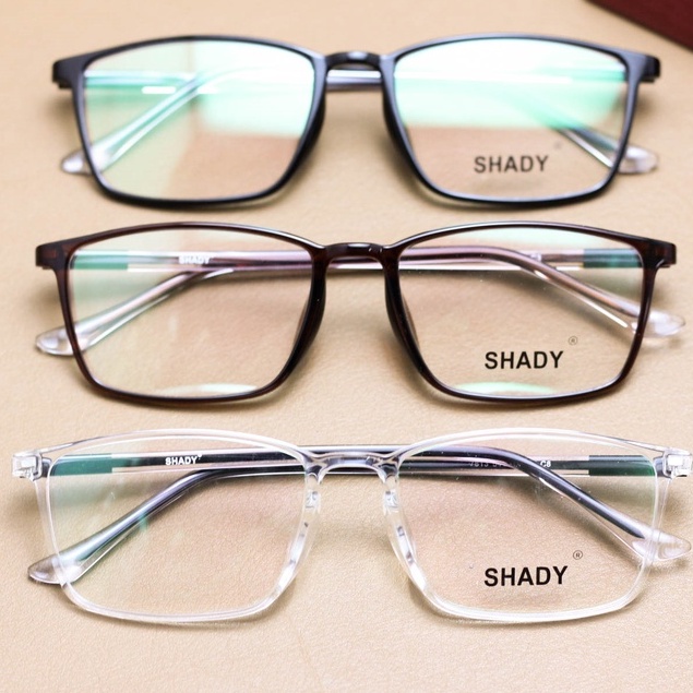 Gọng Kính Cận Nhựa Dẻo TR90 Shady Unisex G1997 (Nhiều Màu)