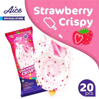 🍓Kem Aice Socola Trắng Dâu Giòn Thơm Ngon Dâu Tây