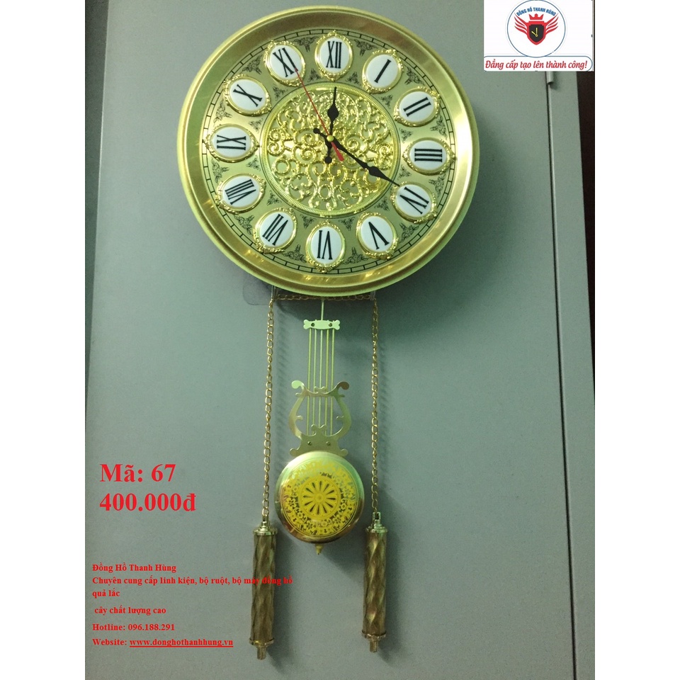 Bộ ruột đồng hồ quả lắc mini chính hãng chất lượng cao tặng kèm 2 viên pin xin- Đồng Hồ Thanh Hùng