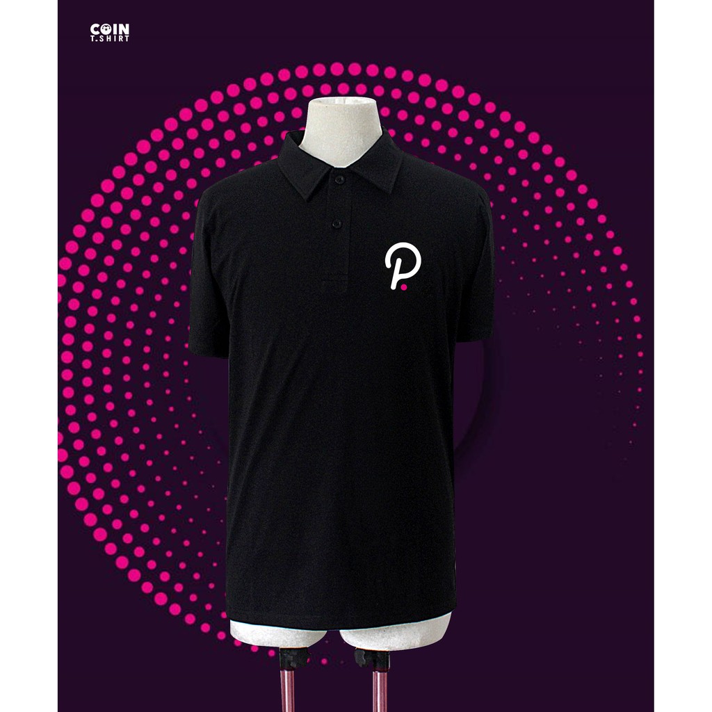 Áo Polkadot Polo cao cấp DOT (Cointshirt), Bitcoin BTC, Ethereum ETH, Binance BNB, Polkadot DOT, Near, Solana SOL,Crypto