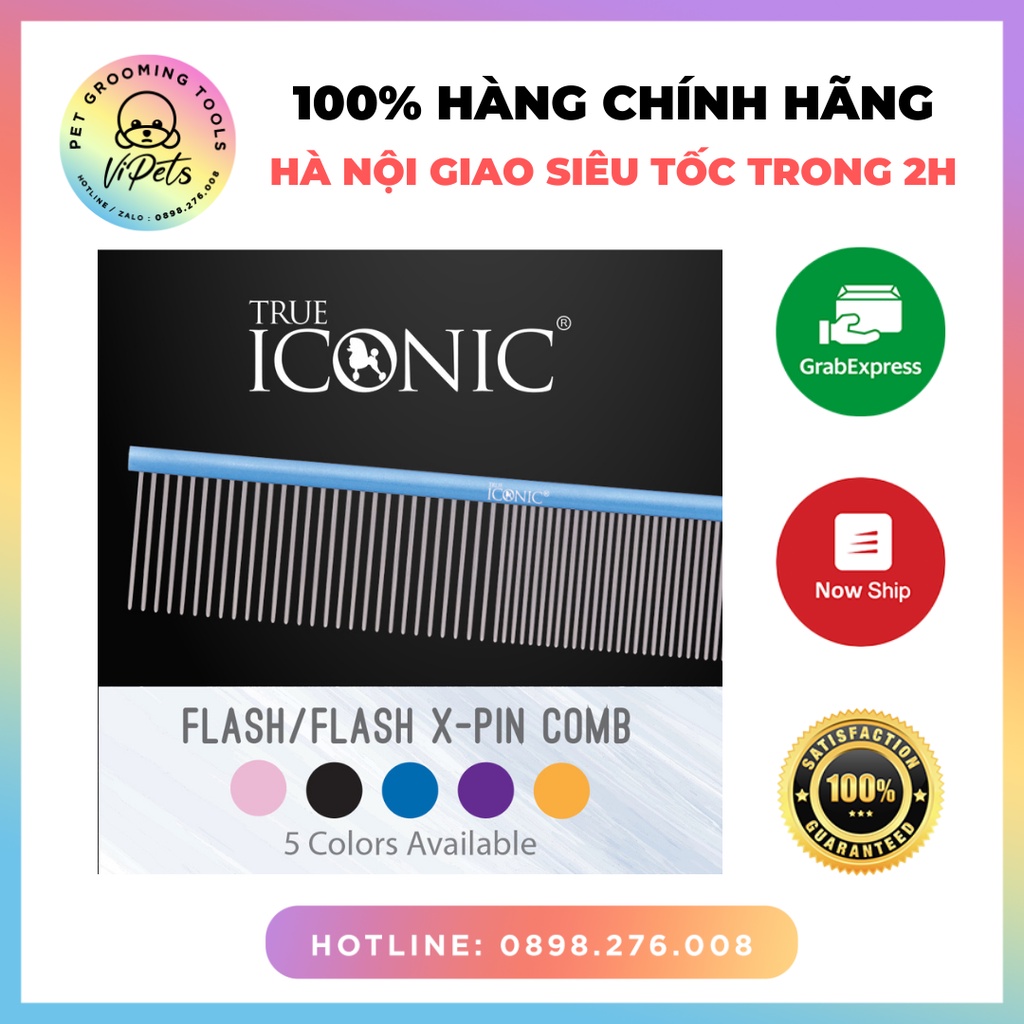 TRUE ICONIC - LƯỢC THẲNG GROOMING/LƯỢC CẮT