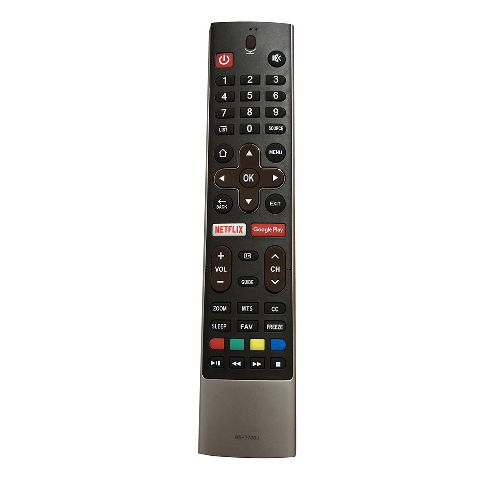 Điều Khiển Từ Xa Bằng Giọng Nói Mới Cho TV Android 58G2A G6 E6D E3D S5G Netflix Google Play HS-7700J HS-7701J