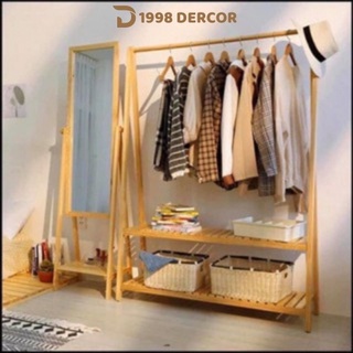 💥SALE SỐC 💥 Kệ/Giá Treo Quần Áo bằng gỗ kệ phơi đồ đa năng chữ A 2 tầng tiện lợi gỗ MDF chống ẩm cao cấp