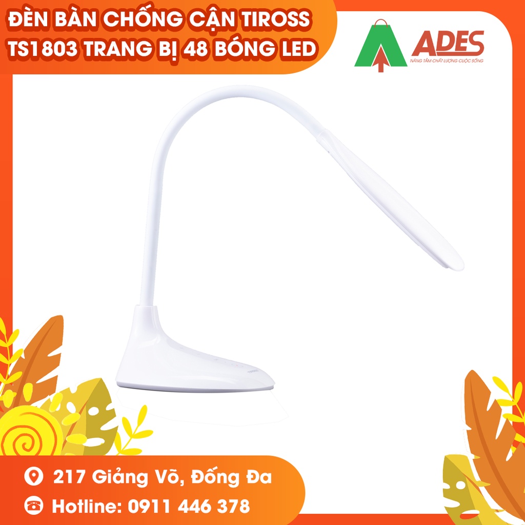 Đèn Bàn Chống Cận Tiross TS1803 trang bị 48 bóng LED