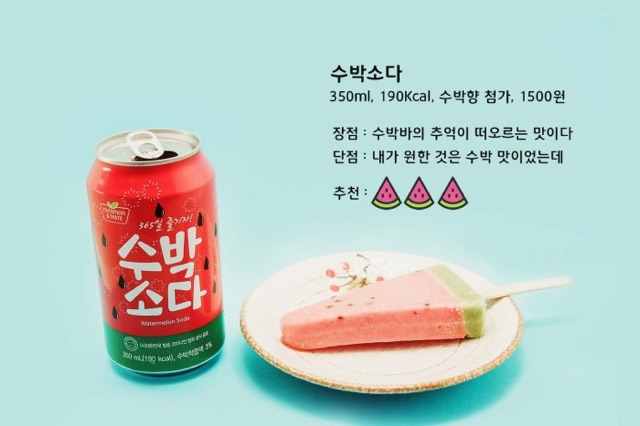 Nước soda Hàn Quốc 5 vị trái cây (350ml) | BigBuy360 - bigbuy360.vn