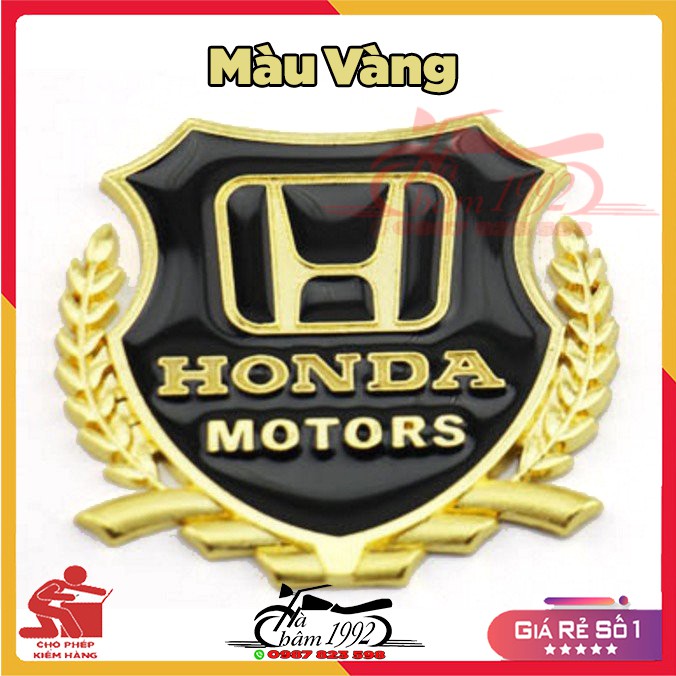 Logo Chữ Honda Gắn Xe máy Và Ô tô (Giá 1 Chiếc)