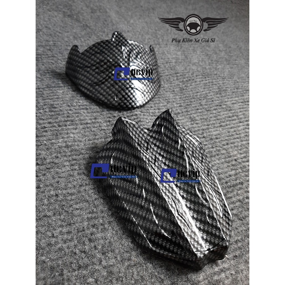 Combo 4 món Carbon Vario 2018 - 2020 (Ốp Pô + Chụp Đích Pô + Chụp Mỏ Dè Trước Sau) MS2839