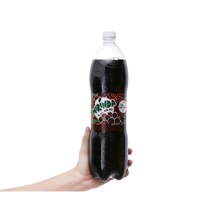 Nước Ngọt Có Gas Mirinda Vị Xá Xị Soft Drink Chai Nhựa PEP 1.5 Lít Date Luôn Mới