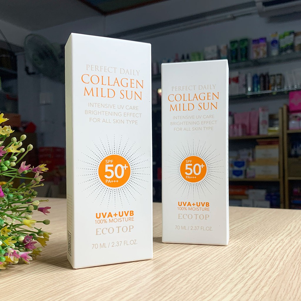 [CHÍNH HÃNG] Kem Chống Nắng Collagen Mild Sun 70ml Chính Hãng Hàn Quốc - GIATOP