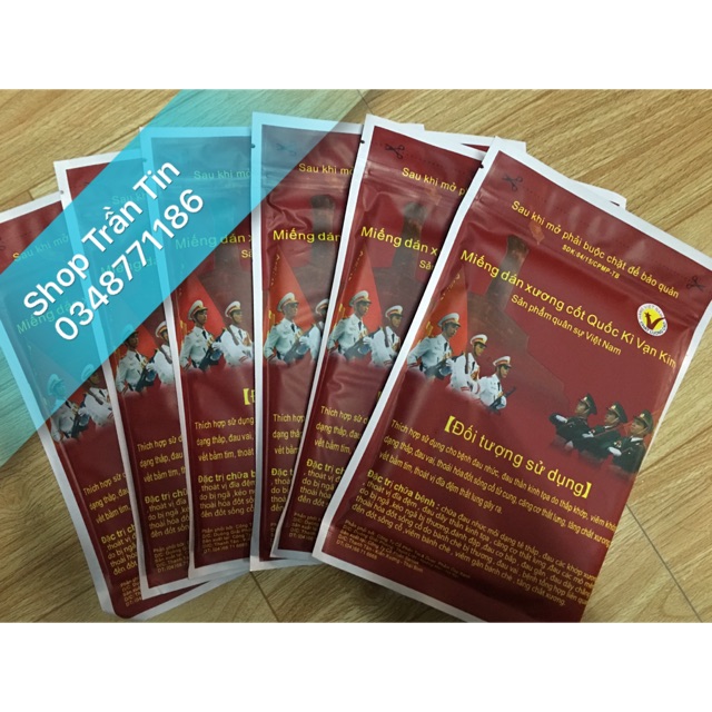 Combo 10 gói dán xương cốt ( tặng 2 gói)