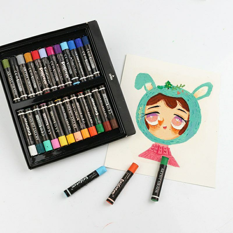 |Order| Màu sáp dầu Delgreen 12/24/36/48/60 Màu