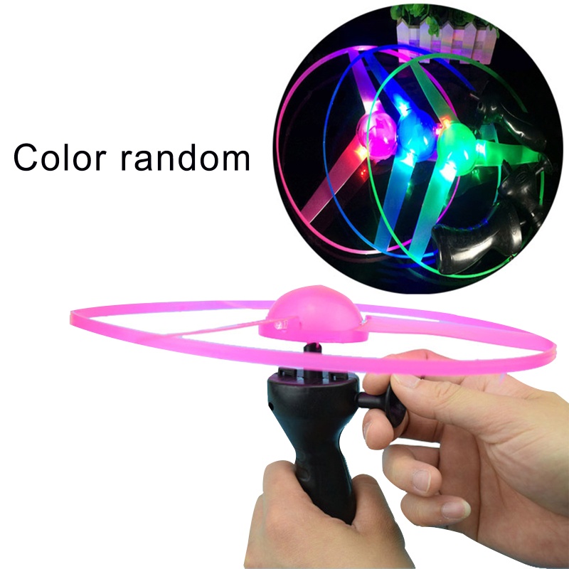 Đồ Chơi Con Quay UFO Có Đèn LED 2 Trong 1 Cho Trẻ Em