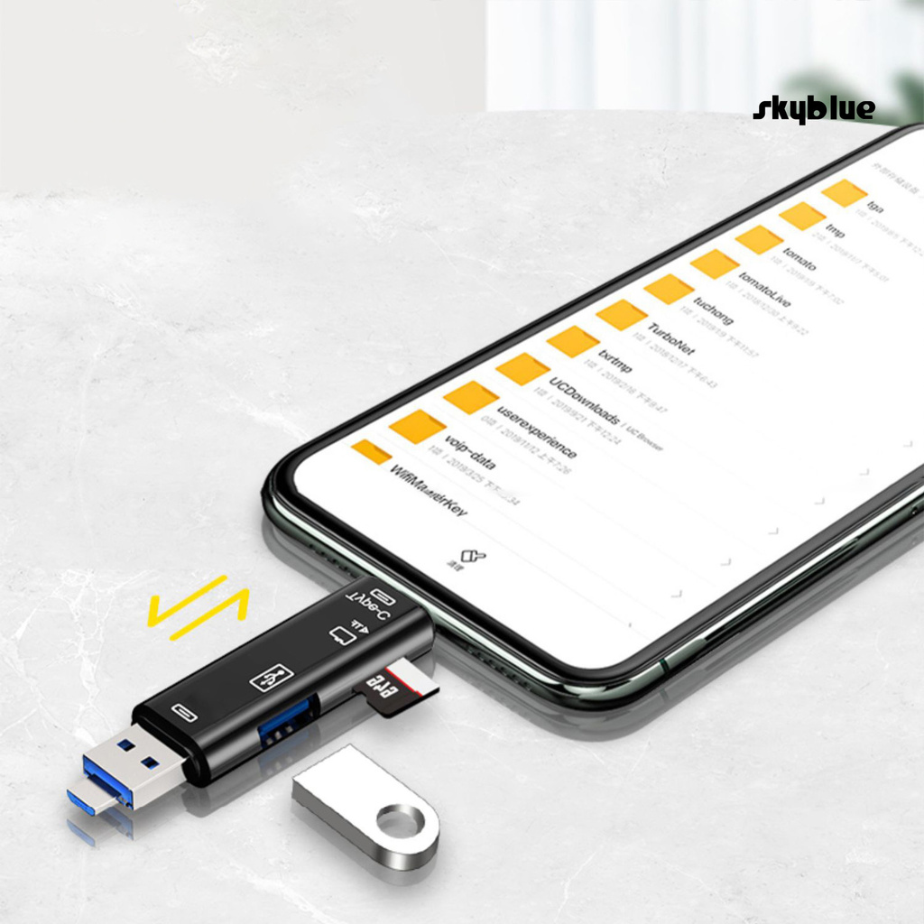 [SK]Card Reader USB 2.0 Multi-function ABS Mini Data Transmitter for TF Card