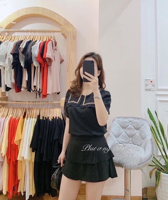 Áo cổ bèo #bigsize 60=&gt;90 kg