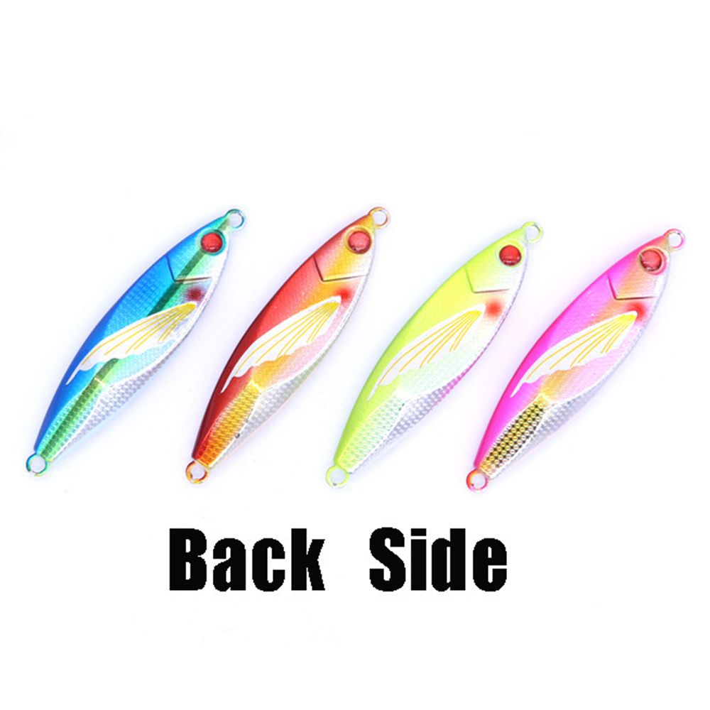 Mồi Giả Câu Cá Bằng Kim Loại Phát Sáng Nhiều Màu Sắc 40g 60g 80g 100g