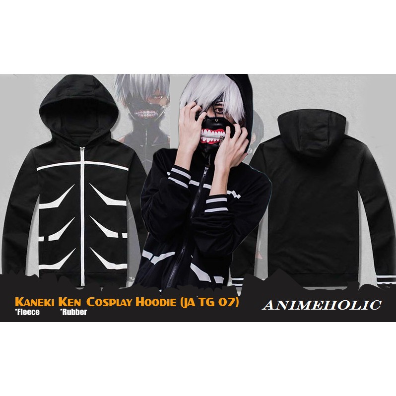 Áo Khoác Hoodie Cosplay Nhân Vật Kaneki Tg 07 Trong Tokyo Ghoul