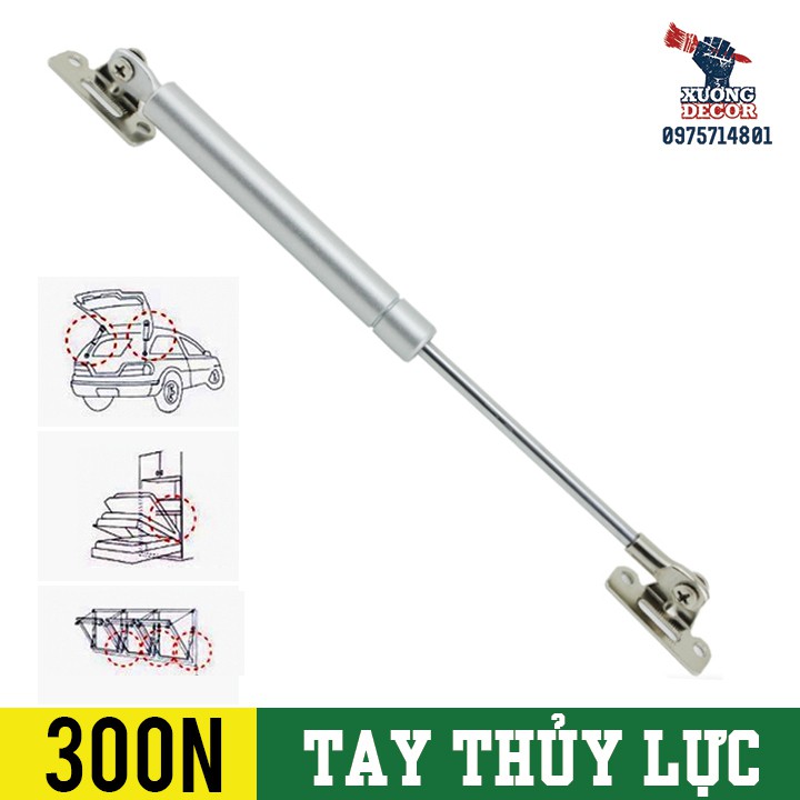 Tay thủy lực piston lõi đồng 300N chống va đập - combo 2 chiếc | BigBuy360 - bigbuy360.vn