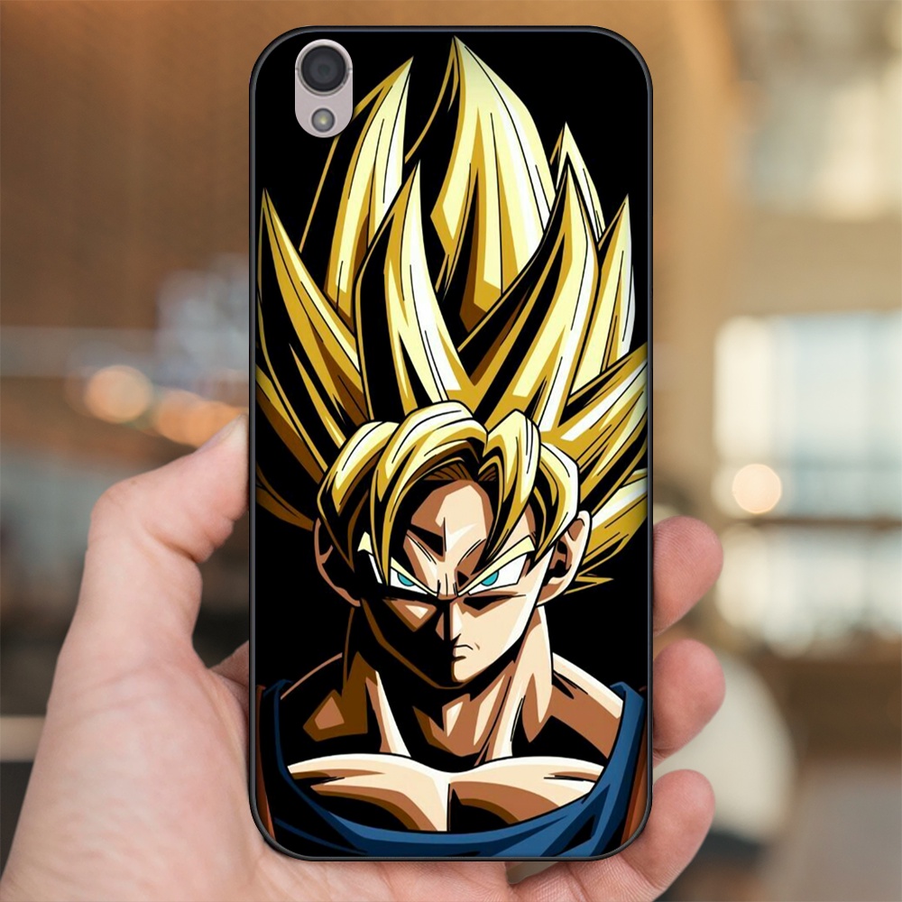 Ốp lưng Oppo A37 Neo 9, F1 Plus viền đen in hình Goku Dragon Ball