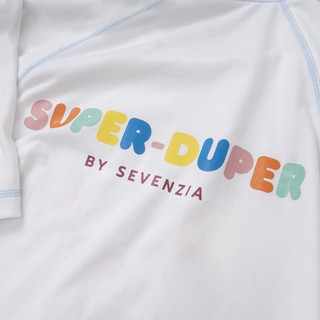 Áo thun "Super Duper" tay raglan