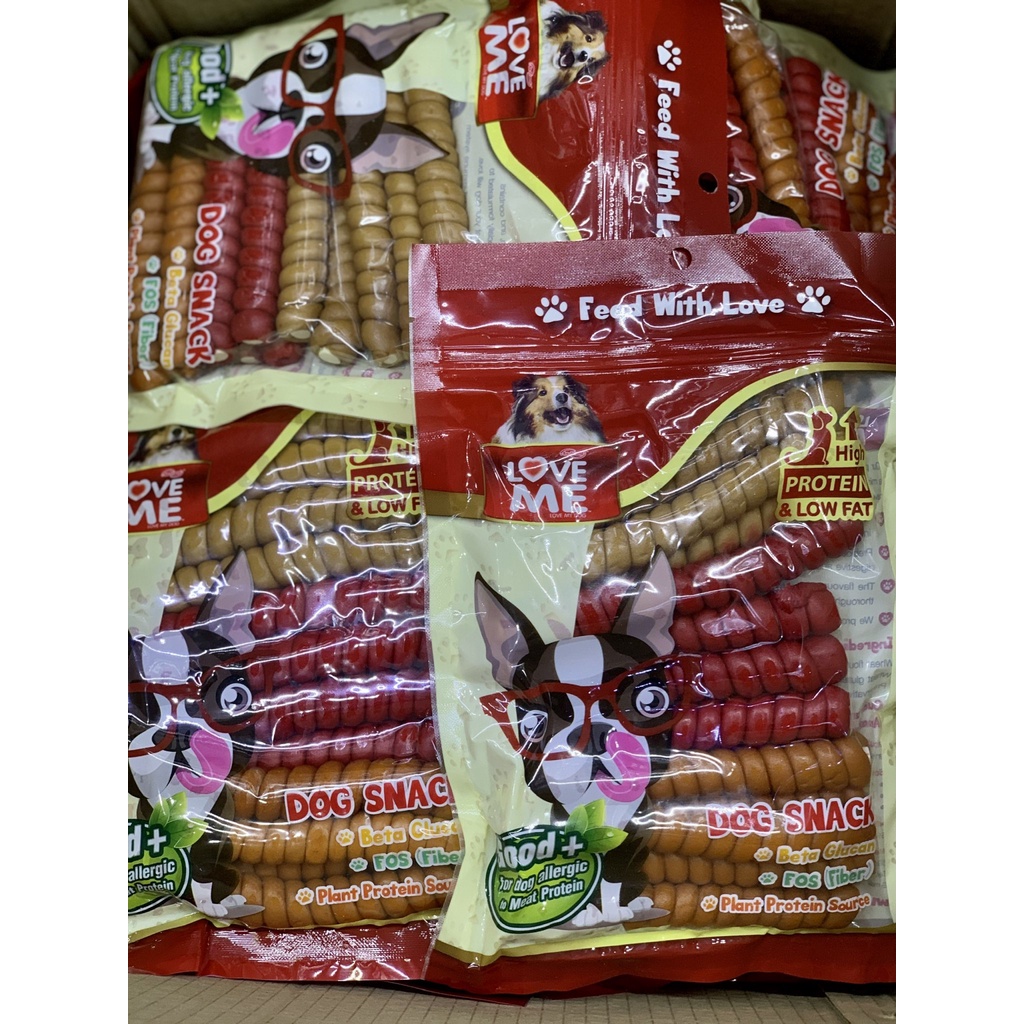 🇹🇭Snack LOVEME Dạng Thanh Que Mềm Nhiều Vị - LOVE ME SNACKS 450g
