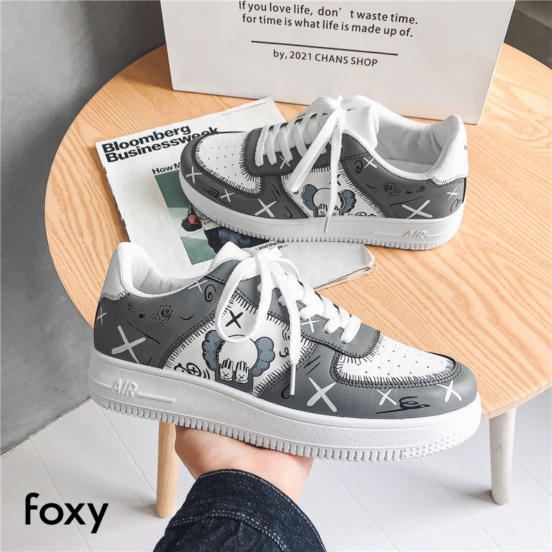 Giày Sneaker Nam Nữ Chú Hề Ma Quái Hottrend Hàn Quốc 2021 Fullbox Tặng Kèm Tất FOXY Cao Cấp - FOX043