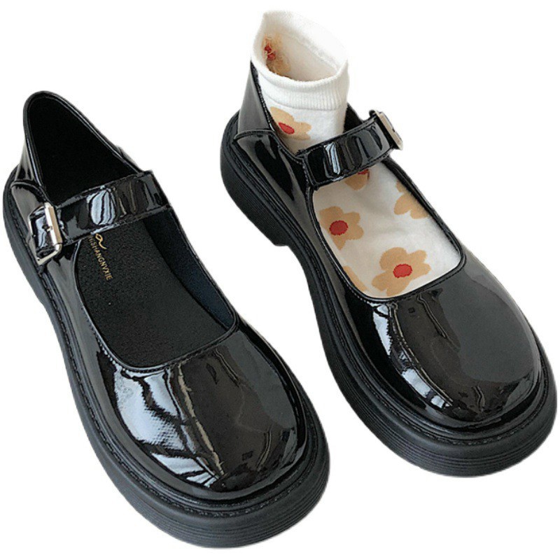 FREE SHIP giày nữ ullzang quai ngang cài xinh xắn 009