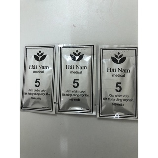 Hộp Kim châm cứu Hải Nam(10 gói 1000 kim)