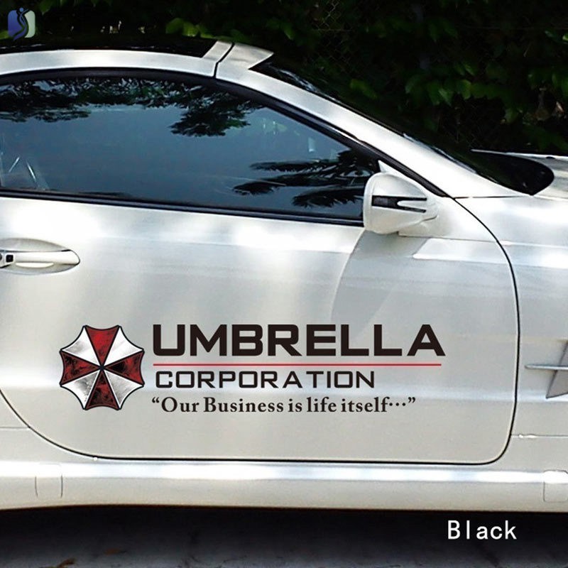 VN Miếng Dán Phản Quang Họa Tiết &quot;Umbrella Corporation&quot; Cho Xe Ô Tô