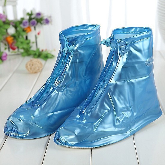 Ủng bọc giày đi mưa bảo vệ giày dép (Xanh)