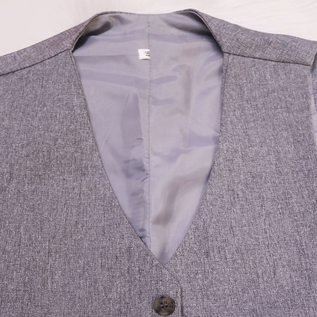 áo nam giảm Áo gile vest đen nam nữ đồng phục công sở áo ghile nam phối vest áo ghi lê nam nữ áo gi le màu nâu xanh đe